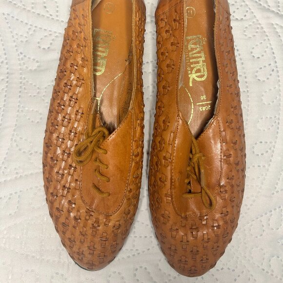 Handmade Brazilian Leather Flats – Size 11 (Fits Like 10) – Never Worn - Picture 2 of 3
